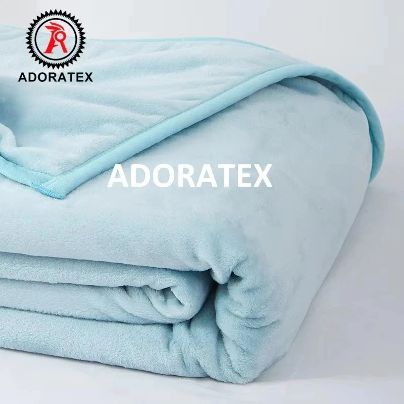 Solid striped blanket sheet Solid striped blanket sheet